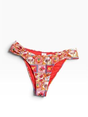 Escape to Paradise cheeky side tab hipster bikini bottom size XL NWT